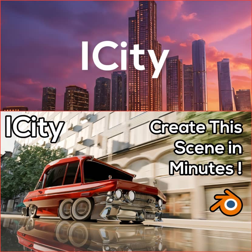 ICity - How To Create A Car Scene In Blender ICity - How To Create A Car Scene In Blender
